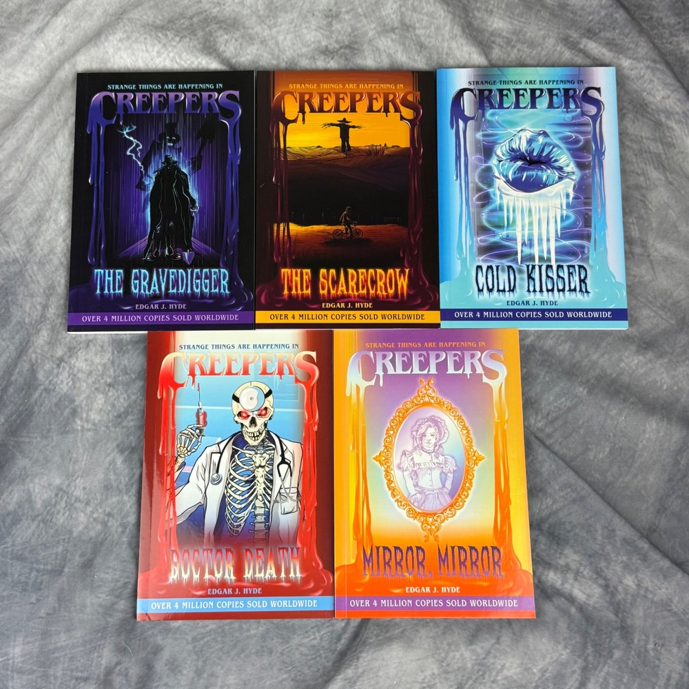 Creepers Edgar J Hyde 5 Book Set Gravedigger Scarecrow Cold Kisser Horror Series
